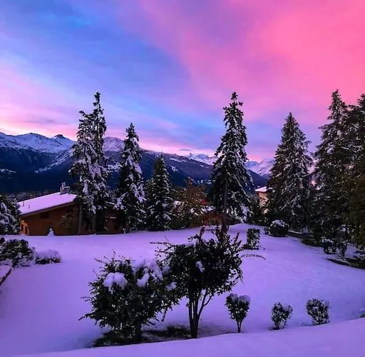 Cosy Au Calme Avec Terrasse Vue Sur Alpes 克莱恩 蒙塔纳