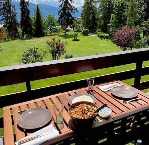 Cosy Au Calme Avec Terrasse Vue Sur Alpes * 克莱恩 蒙塔纳