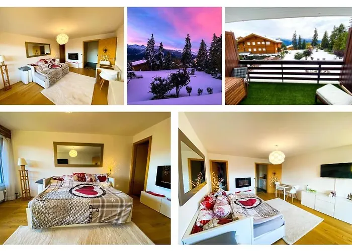 公寓 Cosy Au Calme Avec Terrasse Vue Sur Alpes *
